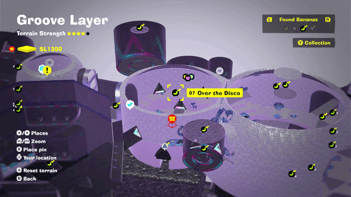 Over the Disco Banandium Gem Map Location