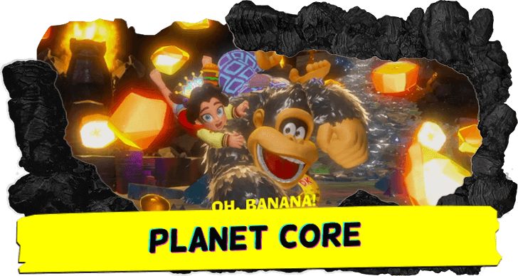 Planet Core Banana and Fossil Locations