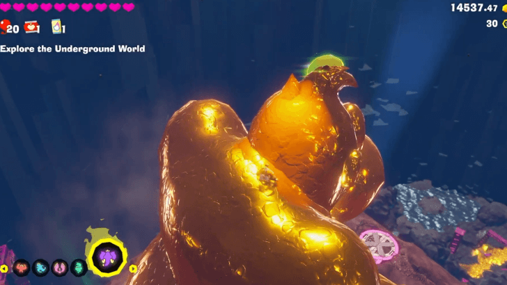 The Best of the Bunch Banandium Gem Overworld Location