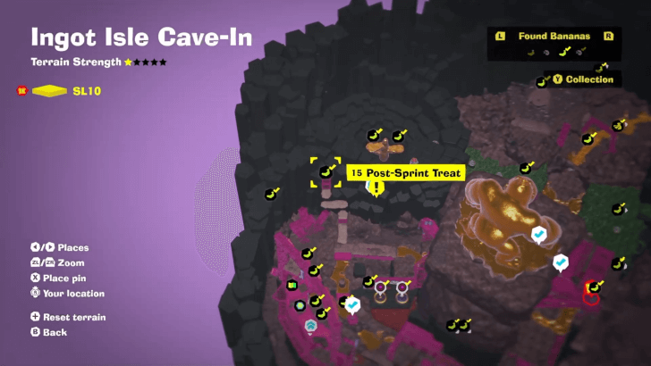 Post-Sprint Treat Banandium Gem Map Location