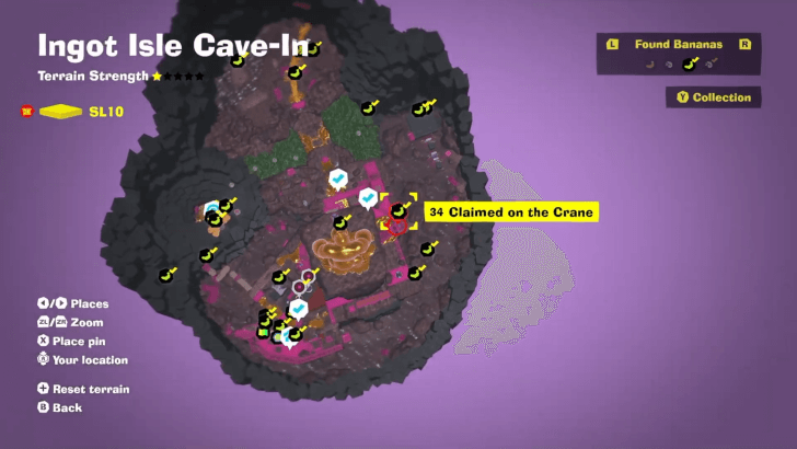 Claimed on the Crane Banandium Gem Map Location