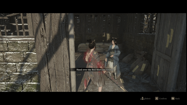 Hand Over the Red Mercury Crystal