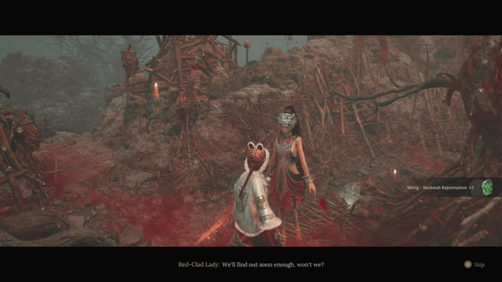 Talk to Red-Clad Lady in Doomwillow Beach