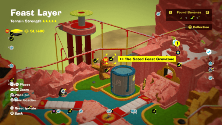 The Sated Feast Growtone Banandium Gem Map Location