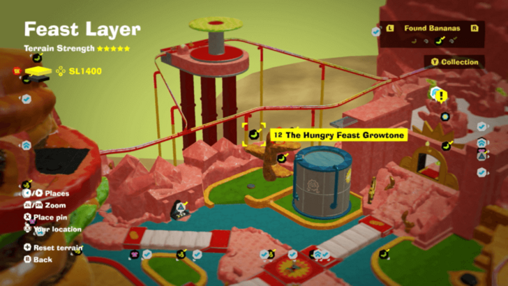 The Hungry Feast Growtone Banandium Gem Map Location