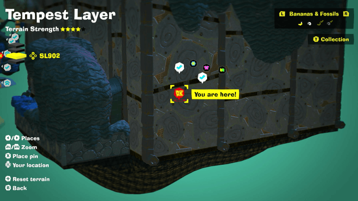 A View of Zip-Line Valley Banandium Gem Map Location