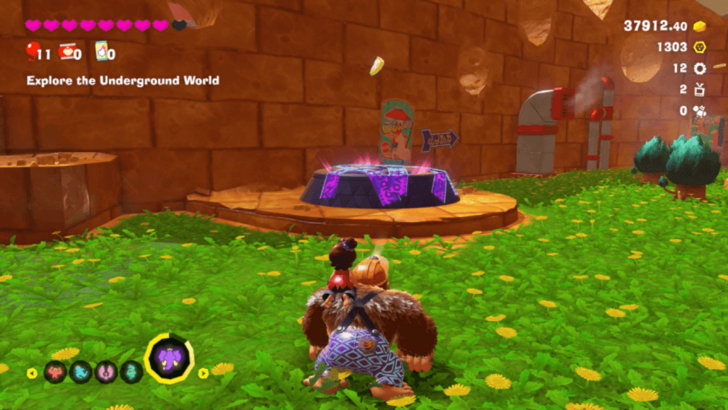 Battle Wallopoid Warfare Banandium Gem Overworld Location