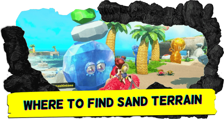 Donkey Kong Bonanza - Where to Find Sand Terrain