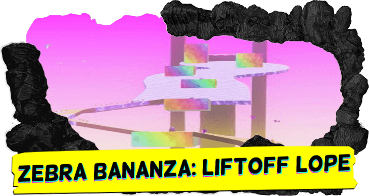 Zebra Bananza Liftoff Lope Challenge Guide and Banana Locations