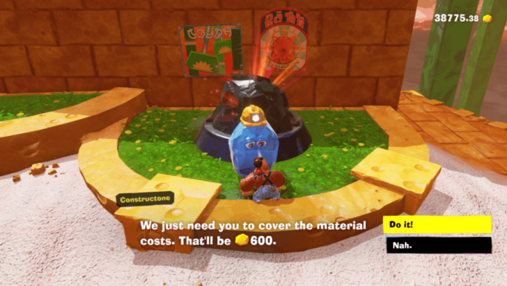 Battle Muck on Parade Banandium Gem Overworld Location