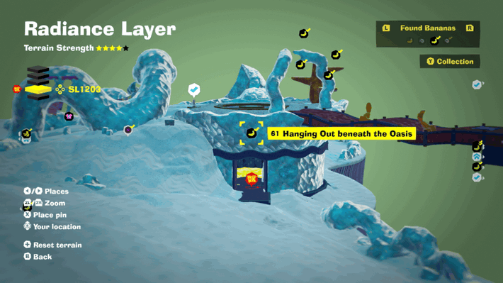 Hanging Out beneath the Oasis Banandium Gem Map Location