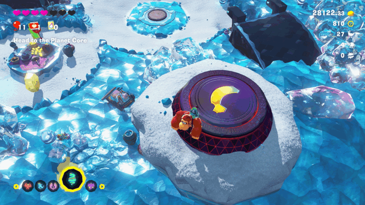 Battle Dive-Bombing Run Banandium Gem Overworld Location