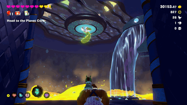 Hanging Out beneath the Oasis Banandium Gem Overworld Location