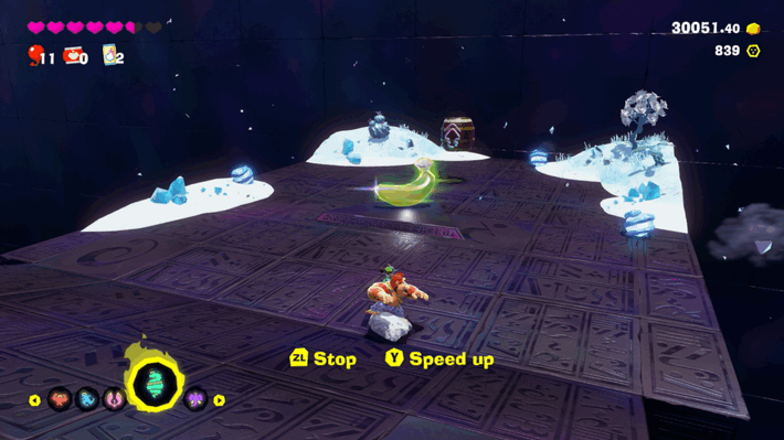 Shadow-Path Finish Line Banandium Gem Overworld Location