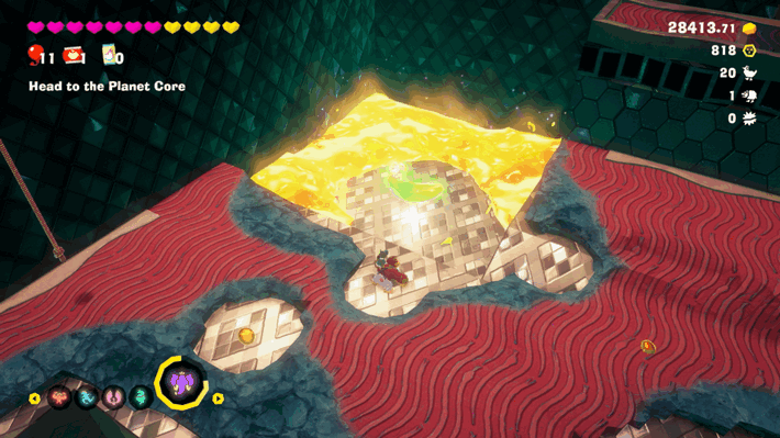 Soaking in the Essence of the Sun Banandium Gem Overworld Location