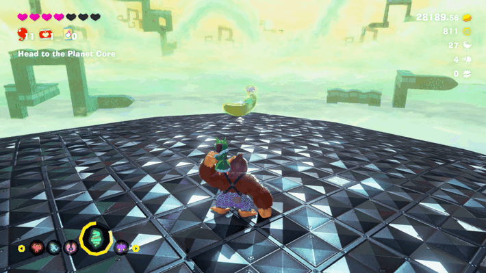 Wishing on a Synthetic Sun Banandium Gem Overworld Location