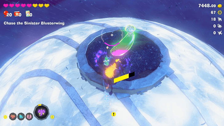 Atop Stormy Station Banandium Gem Overworld Location