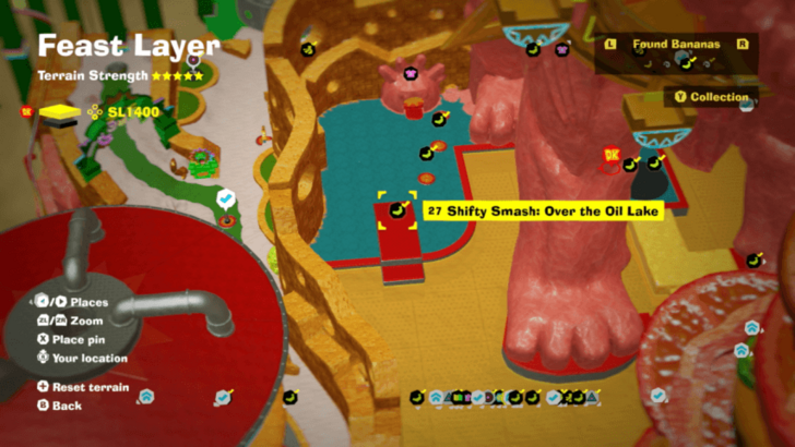 Shifty Smash Over the Oil Lake Banandium Gem Map Location