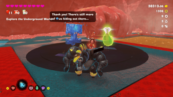 Feast Fragmentone Recovery Banandium Gem Overworld