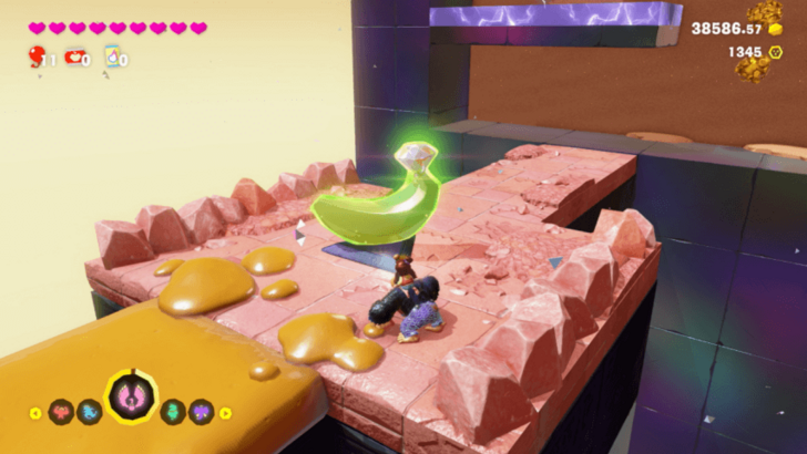 Through the Mauling Walls Banandium Gem Overworld Location