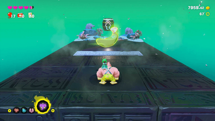 Scramble through the Snipers Banandium Gem Overworld Location