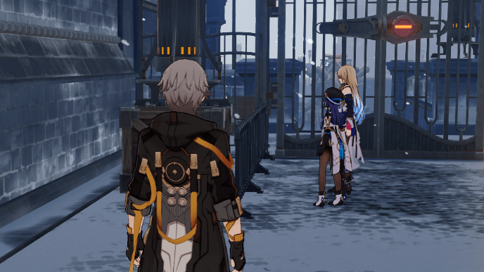 Honkai Star Rail - Talk to Serval and Pela by the Gate