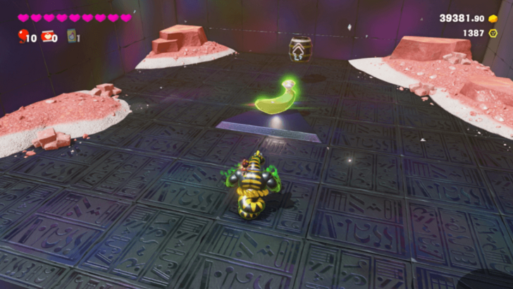 Strike Back against the Walls Banandium Gem Overworld Location