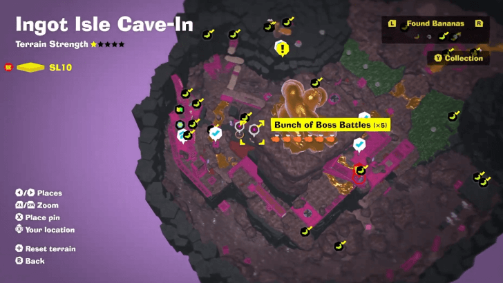 Kong-quered Inflammonite! Banandium Gem Map Location