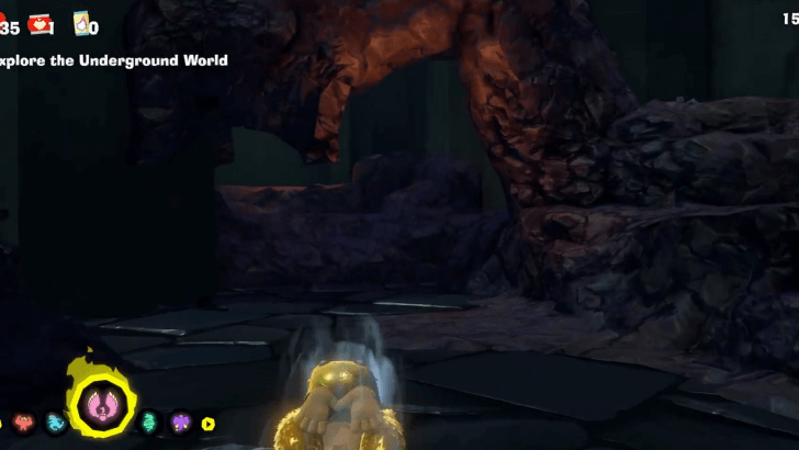 Secret by the Start Banandium Gem Overworld Location