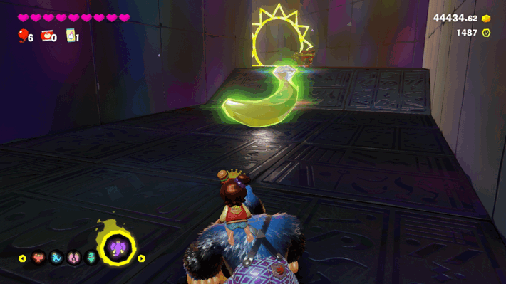 Behind a Roaring Waterfall Banandium Gem Overworld Location