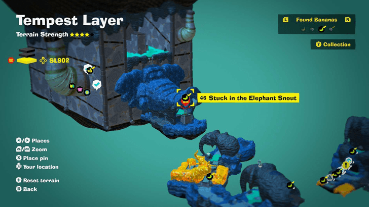 Stuck in the Elephant Snout Banandium Gem Map Location