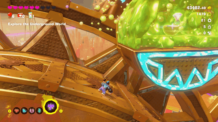 A Snack with a View Banandium Gem Overworld Location