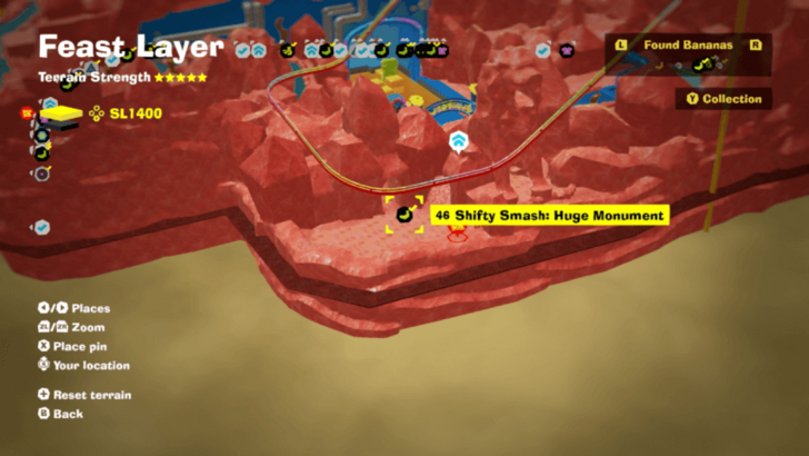 Shifty Smash Huge Monument Banandium Gem Map Location