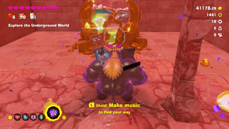 Danger Doubling Back Banandium Gem Overworld Location