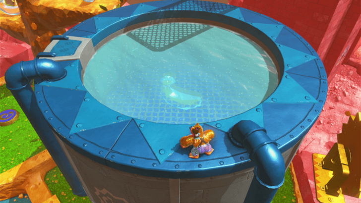 A Soda-Infused Banana Banandium Gem Overworld Location