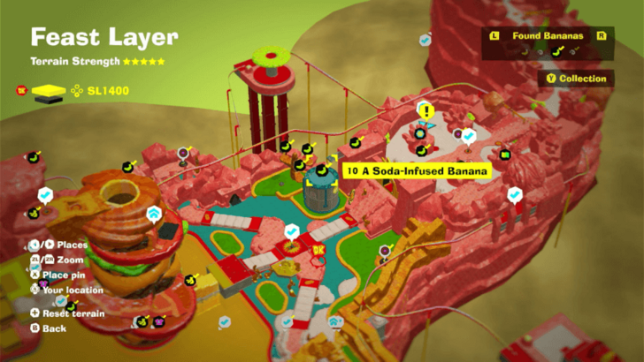 A Soda-Infused Banana Banandium Gem Map Location