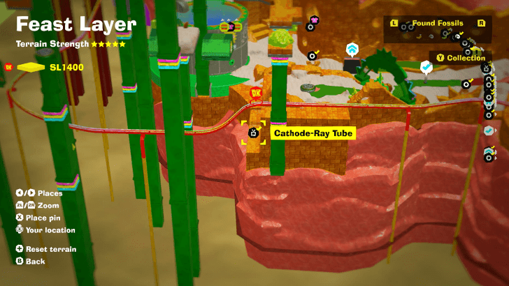 Cathode-Ray Tube 5 Fossil Map Location