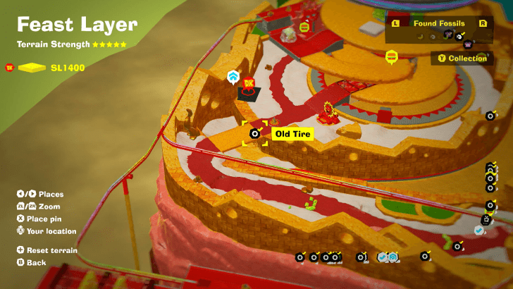 Old Tire 22 Fossil Map Location