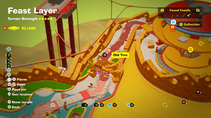 Old Tire 21 Fossil Map Location