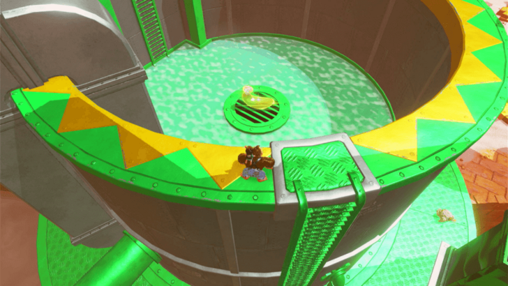 Soda-Spout Clean Out Banandium Gem Overworld Location