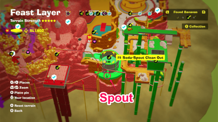 Soda-Spout Clean Out Banandium Gem Map Location