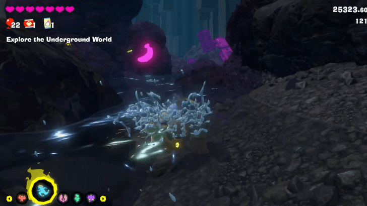 Snack on the Outskirts of Town Banandium Gem Overworld Location