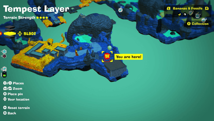 Shifty Smash Stairs in the Storm Banandium Gem Map Location