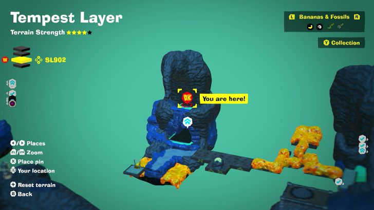 Crossing the Lava Road Banandium Gem Map Location