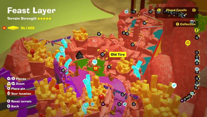 Old Tire 36 Fossil Map Location