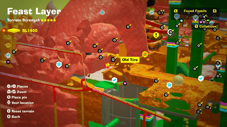 Old Tire 33 Fossil Map Location