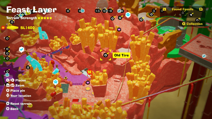 Old Tire 34 Fossil Map Location