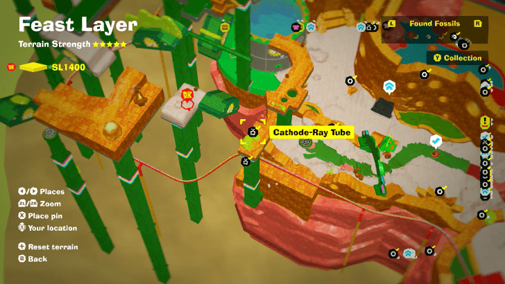 Cathode-Ray Tube 7 Fossil Map Location