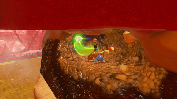 Folded into the Patty Banandium Gem Overworld Location