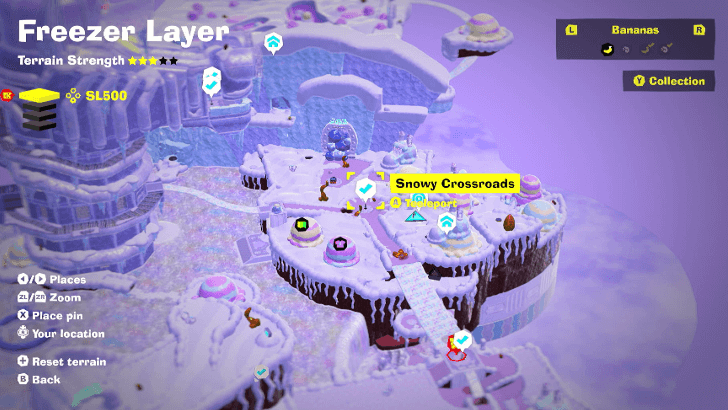 Snowy Crossroads Checkpoint Checkpoint Map Location